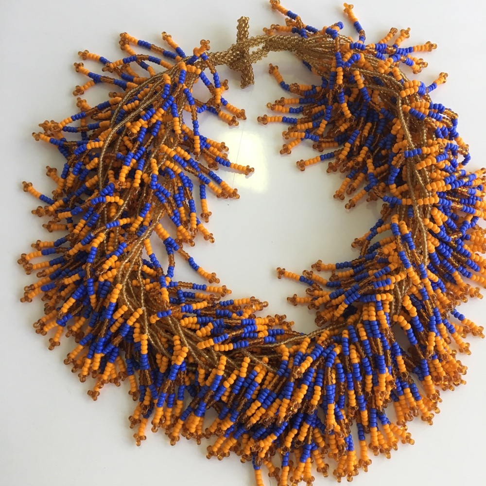 African beaded necklace